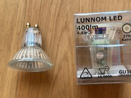 Ikea Lunnom LED GU10, 400lm, 4.4W - Neuwertig im Set!