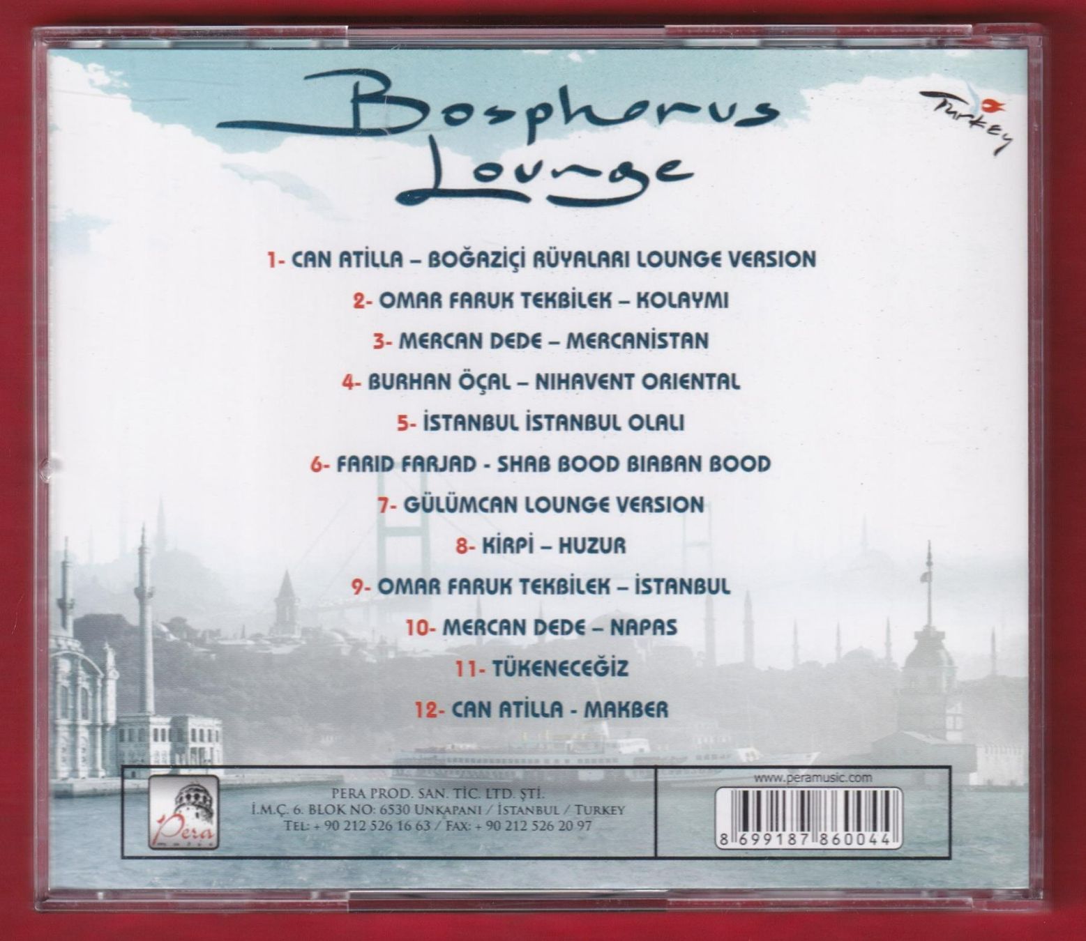CD: Bosphorus Lounge (Oriental-Sampler) (CD) – Usato da Zürich venduto da Pfluftl2000 1