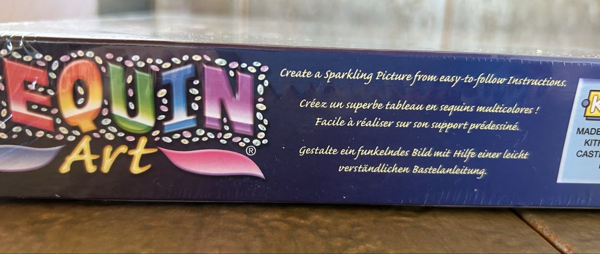 Kit bricolage: Bastelset: Pailletten-Bild - NEU ! – Nuovo e nell'imballaggio originale da Lengnau AG venduto da Mefari 3