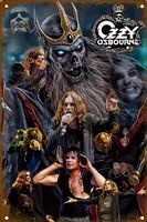 Ozzy Osbourne Blechschild Metal Rock Band