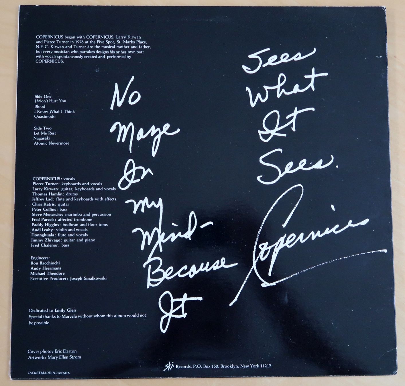 Vinyles: COPERNICUS - NOTHING EXISTS (LP NM) – D'occasion à Hedingen par Studers 1