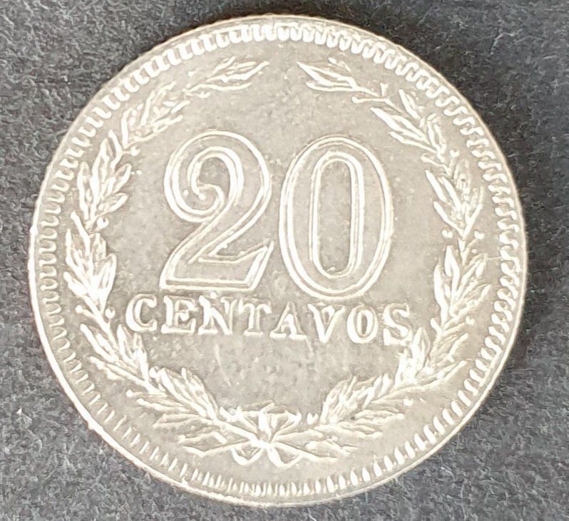 Toutes les monnaies: 20 Centavos 1906 – D'occasion à Egerkingen par Acc1 1