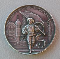 SCHÜTZENMEDAILLE WESTSCHWEIZ. SCHÜTZENFEST IN BIEL 1893
