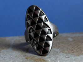 Silberring oval anschmiegsam (60/19)