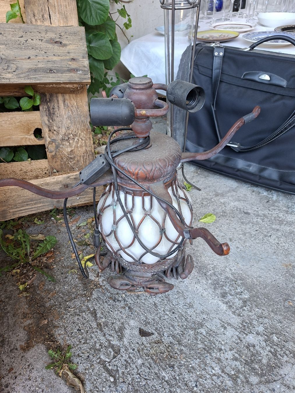 Lampen: Antike Lampe – Gebraucht aus Morschach von stoos65