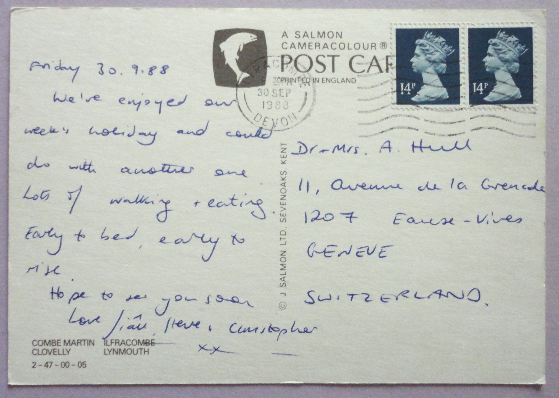Cartes postales: Picturesque North Devon – D'occasion à Fétigny par Billy2miny 1