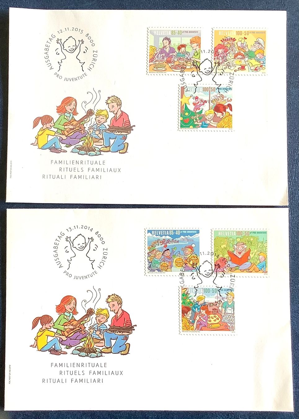 Alle Briefmarken: 2014-2015 / FDC Pro Juventute – Neu (gemäss Beschreibung) aus Liestal von Skunk02