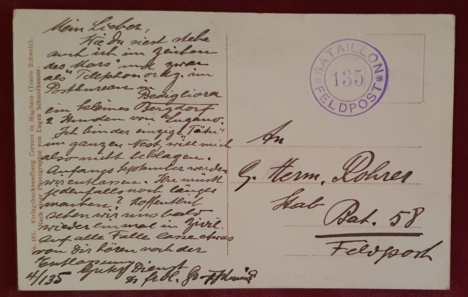 Cartoline postali: Curio 1917 – Usato da Kreuzlingen venduto da Rschweiz1 1