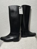 Gummistiefel / Reitstiefel, Schwarz, Neu, Grösse 36