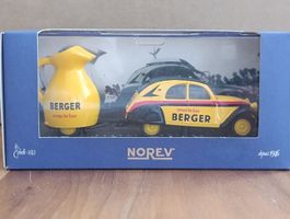 Citroën 2CV Berger 1:43 mit Anhänger NOREV Tour de France 60