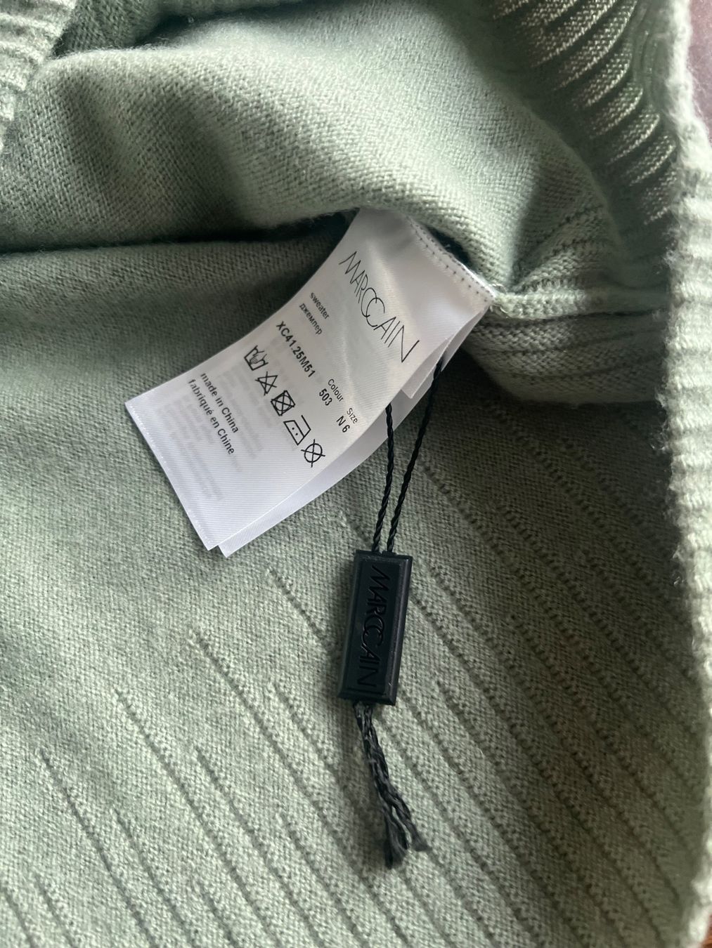 Marc Cain Maglioni & Felpe: Marc Cain Pullover, Mintgrün Grösse N6, neuwertig – Nuovo (secondo la descrizione) da Ebmatingen venduto da Mistelu 2
