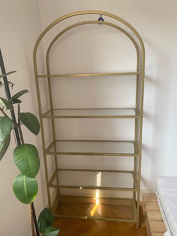 Scaffali: Goldenes Regal mit Glasablagen – Usato da Basel venduto da gru_gpg7 1