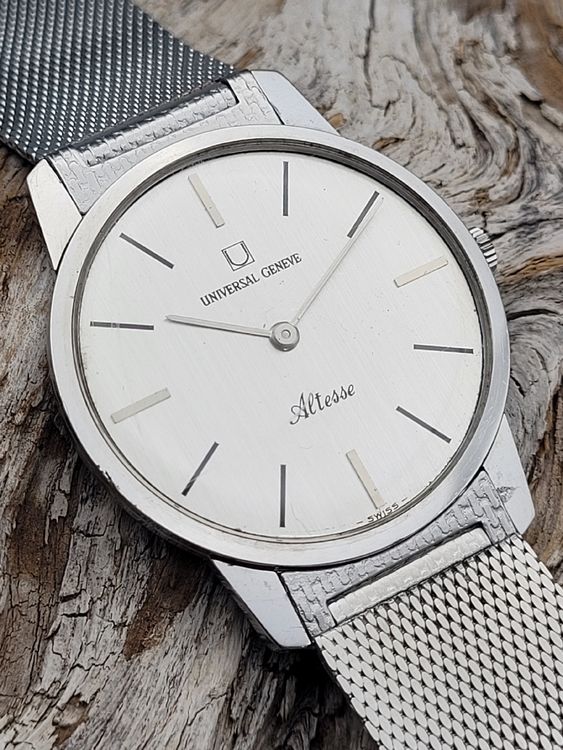Montre Vintage Universal Geneve Altesse 842101, Env. 1970 - Suisse, Mécanique, Révisée
