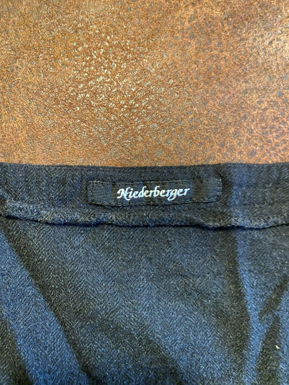 Giacche: Schwarz Wolljacke von Niederberger – Usato da Diepoldsau venduto da Mayade 1