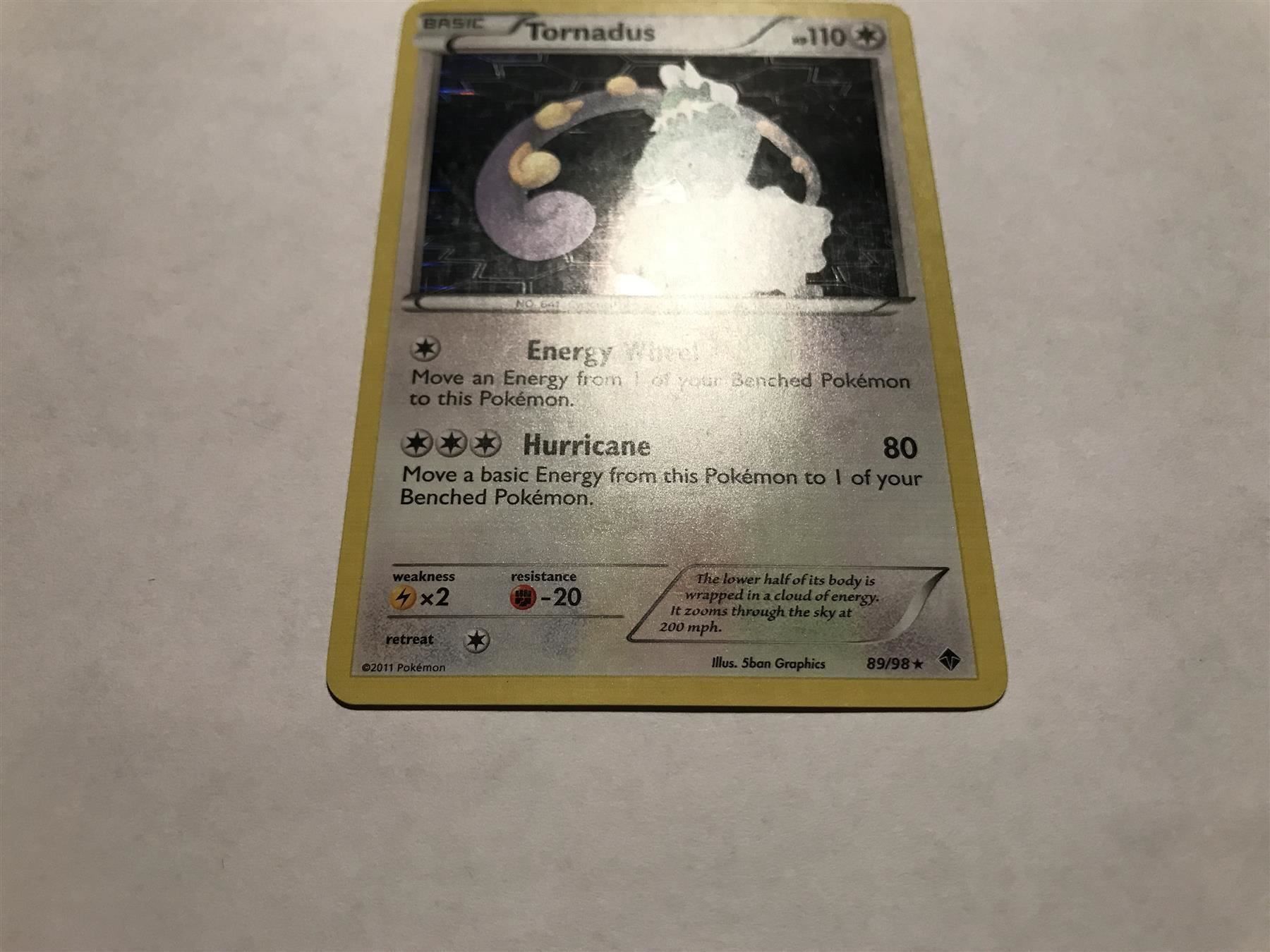 Pokémon Carte collezionabili: Tornadus holo – Usato da Hagendorn venduto da Pokecollectorch 2