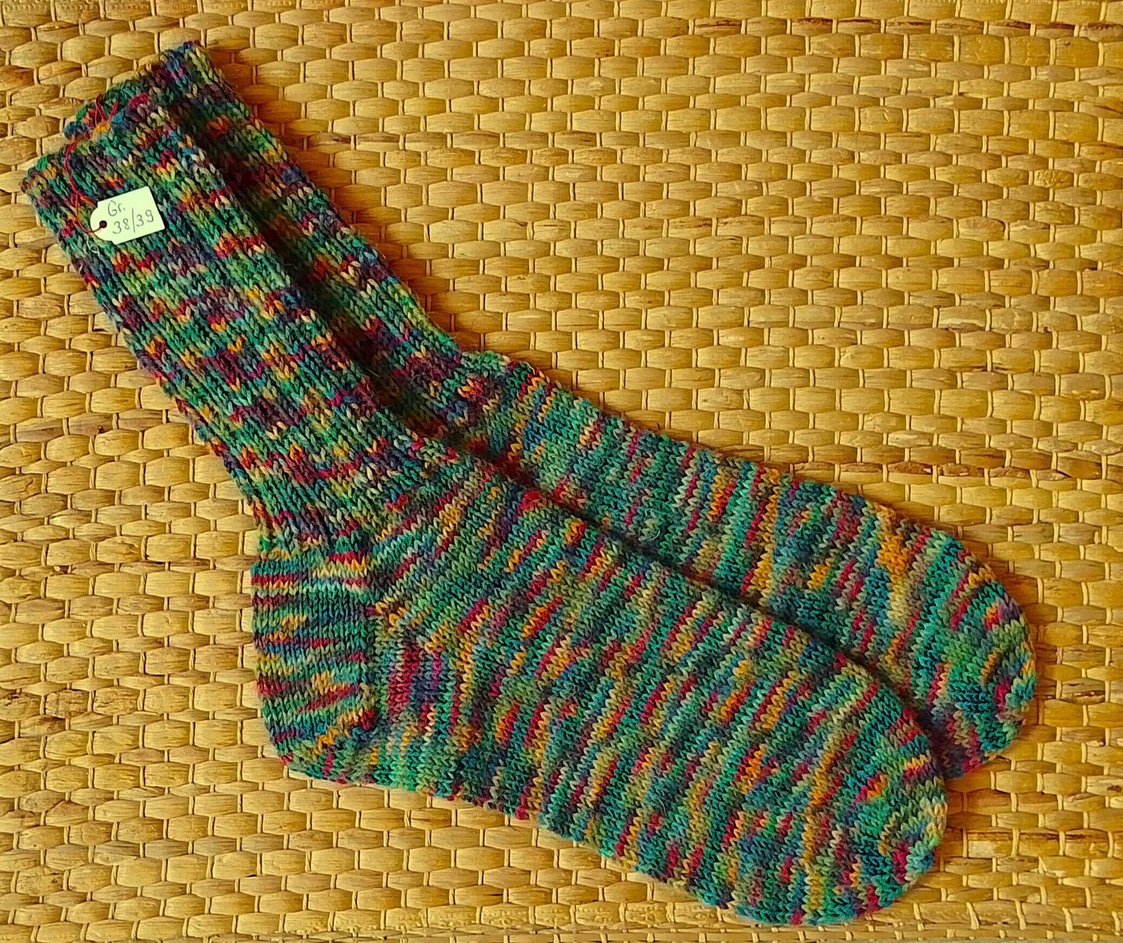 Calze: Gestrickte Socken/Wollsocken Gr. 38/39 – Nuovo e nell'imballaggio originale da Brienz BE venduto da stora