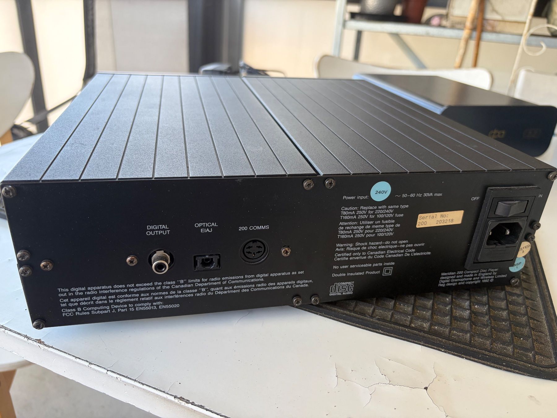 Lettore multimediale & Streamer: Meridian 200 CD Player (Transport only) – Usato da Stäfa venduto da Dowser 3