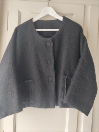 Filz Kurzjacke schwarz