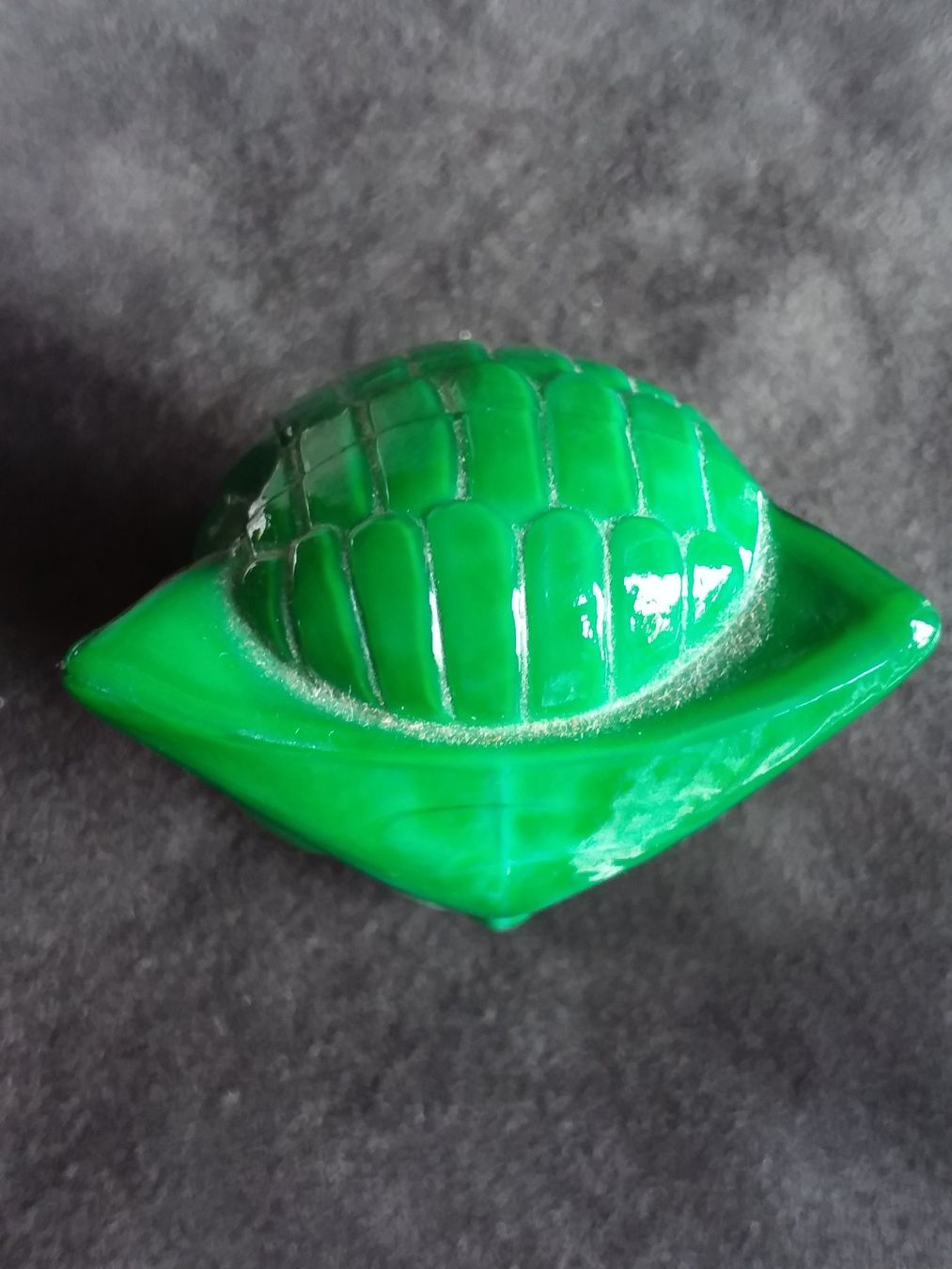 Figuren: Wunderschöne Malachit Glas Eule Tschechien – Gebraucht aus Zürich von Aleick 7