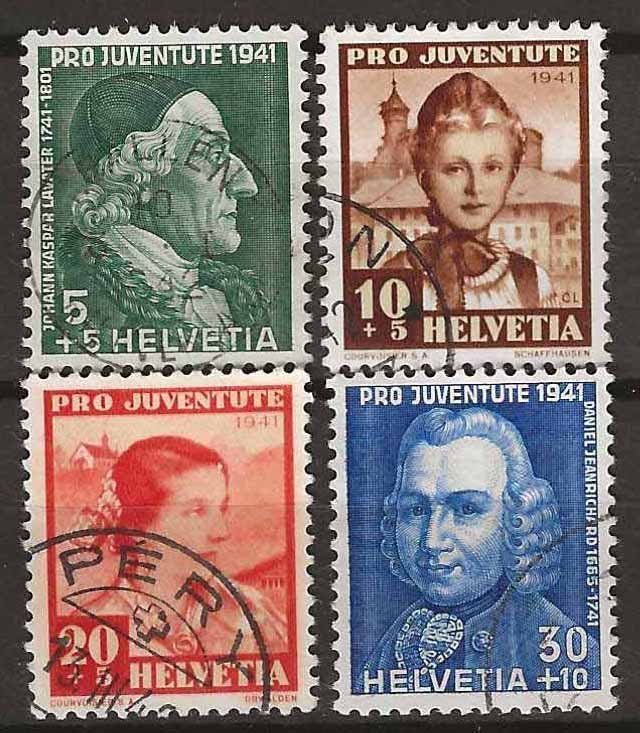 Tutti i francobolli: PJ041 - Pro Juventute 1941 obl. – Usato da Trélex venduto da Phil_Albert