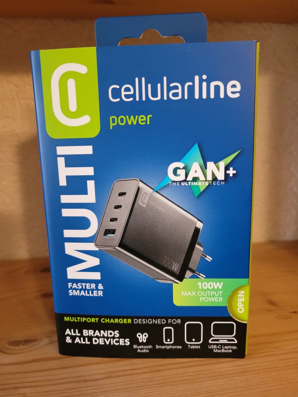 Caricabatterie: Chargeur Multiport - Cellularline Power GAN + / 100W – Nuovo e nell'imballaggio originale da Payerne venduto da tintin08