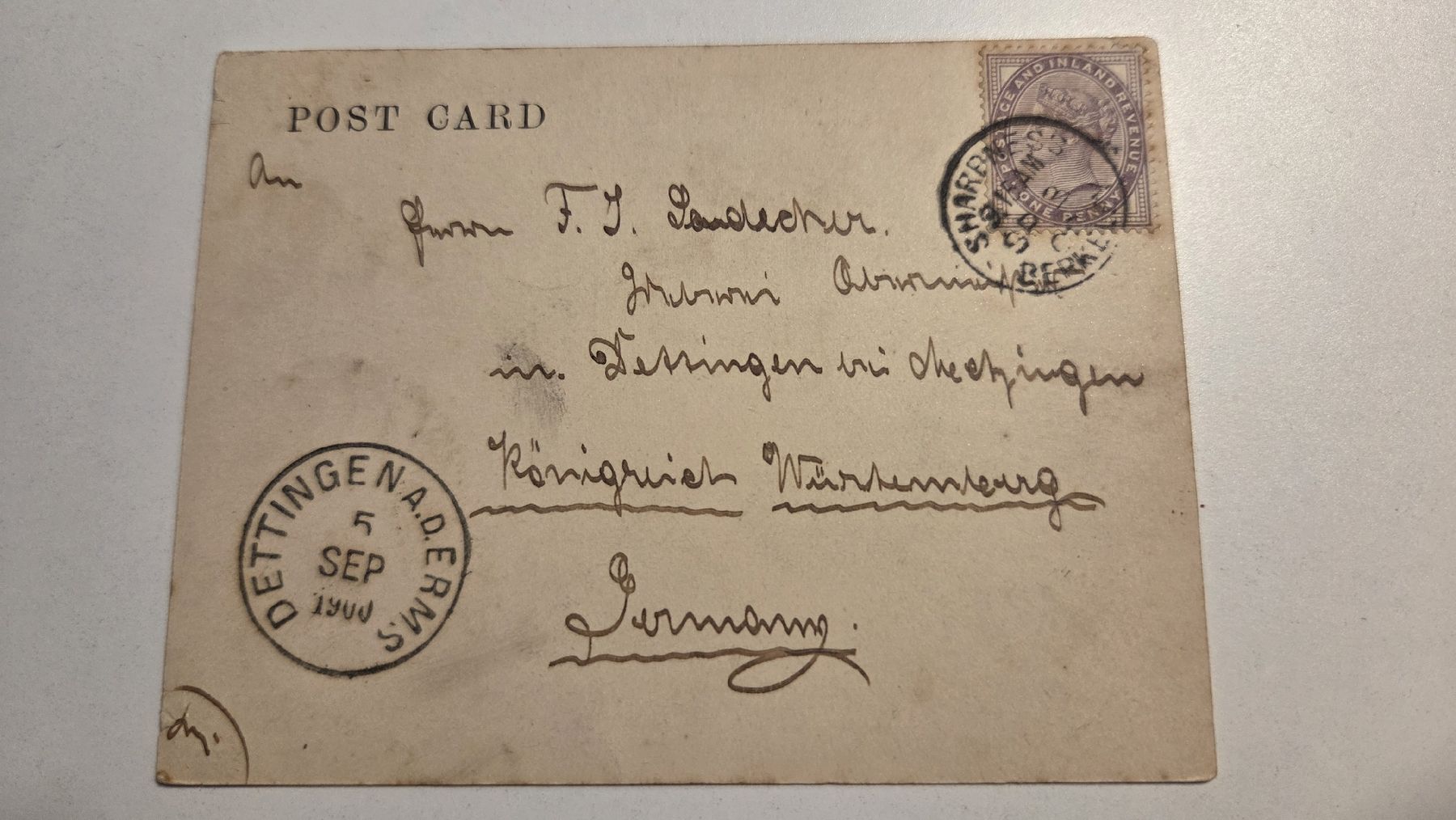 Ansichtskarten: 1900 Ansichtskarte Sharpness Docks, Near Gloucester England – Gebraucht aus Arni AG von Moth68