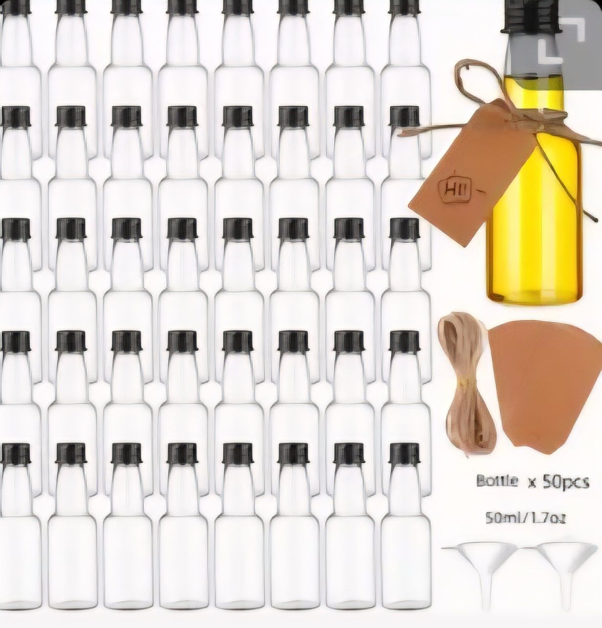 Altro in Stoviglie & Bicchieri: NEU 30 Mini Plastik Flaschen 50ml – Nuovo (secondo la descrizione) da Thalwil venduto da VitaMini