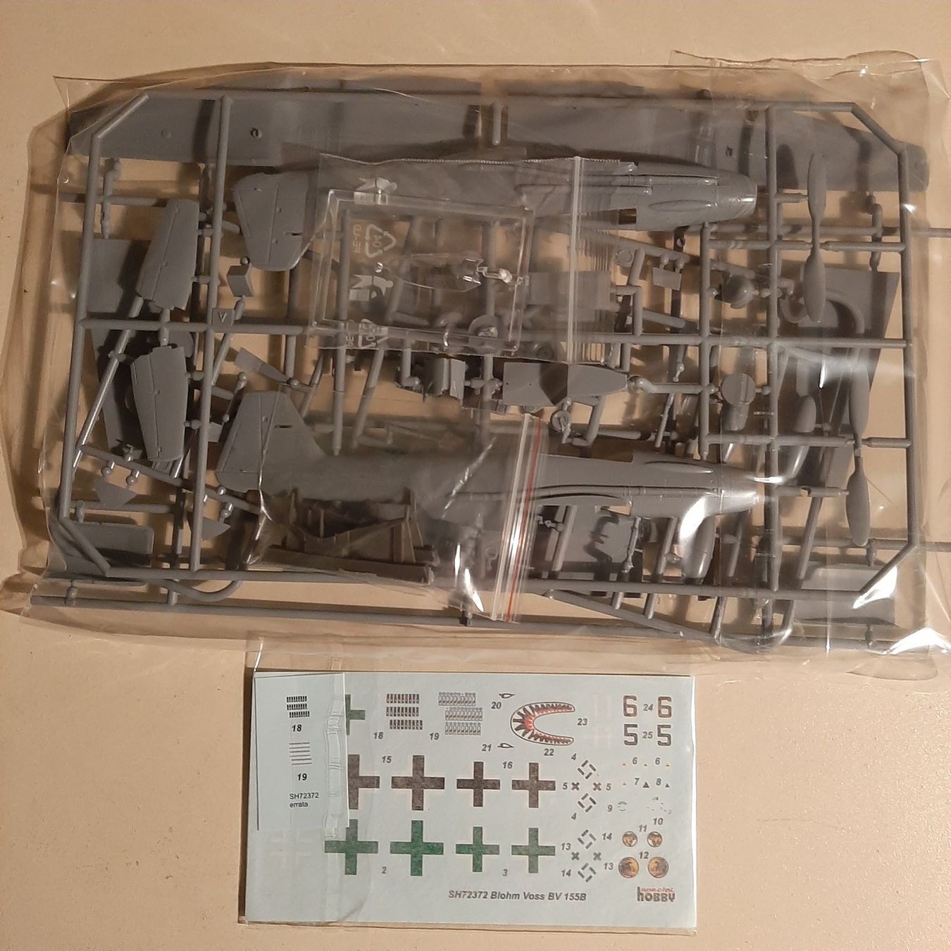 Kit di modellismo & Modellini statici: 503 ... Blohm & Voss BV 155 B ... Spezial Hobby 72372 – Nuovo (secondo la descrizione) da Bonstetten venduto da Benibanny59 4