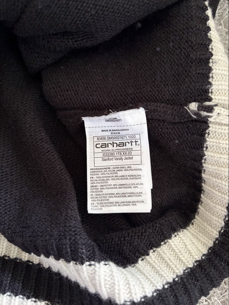 Carhartt Giacche: Carhartt WIP Stanford Varsity Jacket – Usato da Brislach venduto da edu_t6pq 4