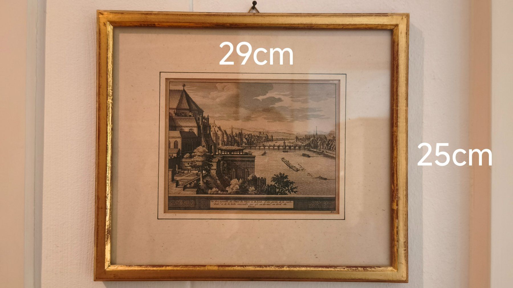 Gravures: Bild Stich mit Rahmen – D'occasion à Thun par kisc93