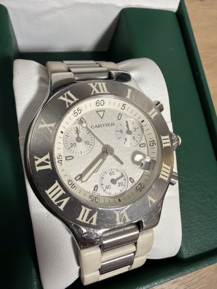 Cartier Orologi: Cartier 21 chronoscaph  – Usato da Fétigny venduto da lab_6dry