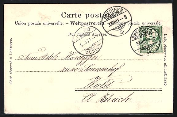 Cartoline postali: AK Speicher, Die Kirche, Totalansicht – Usato da Berlin venduto da bartko-reher 1