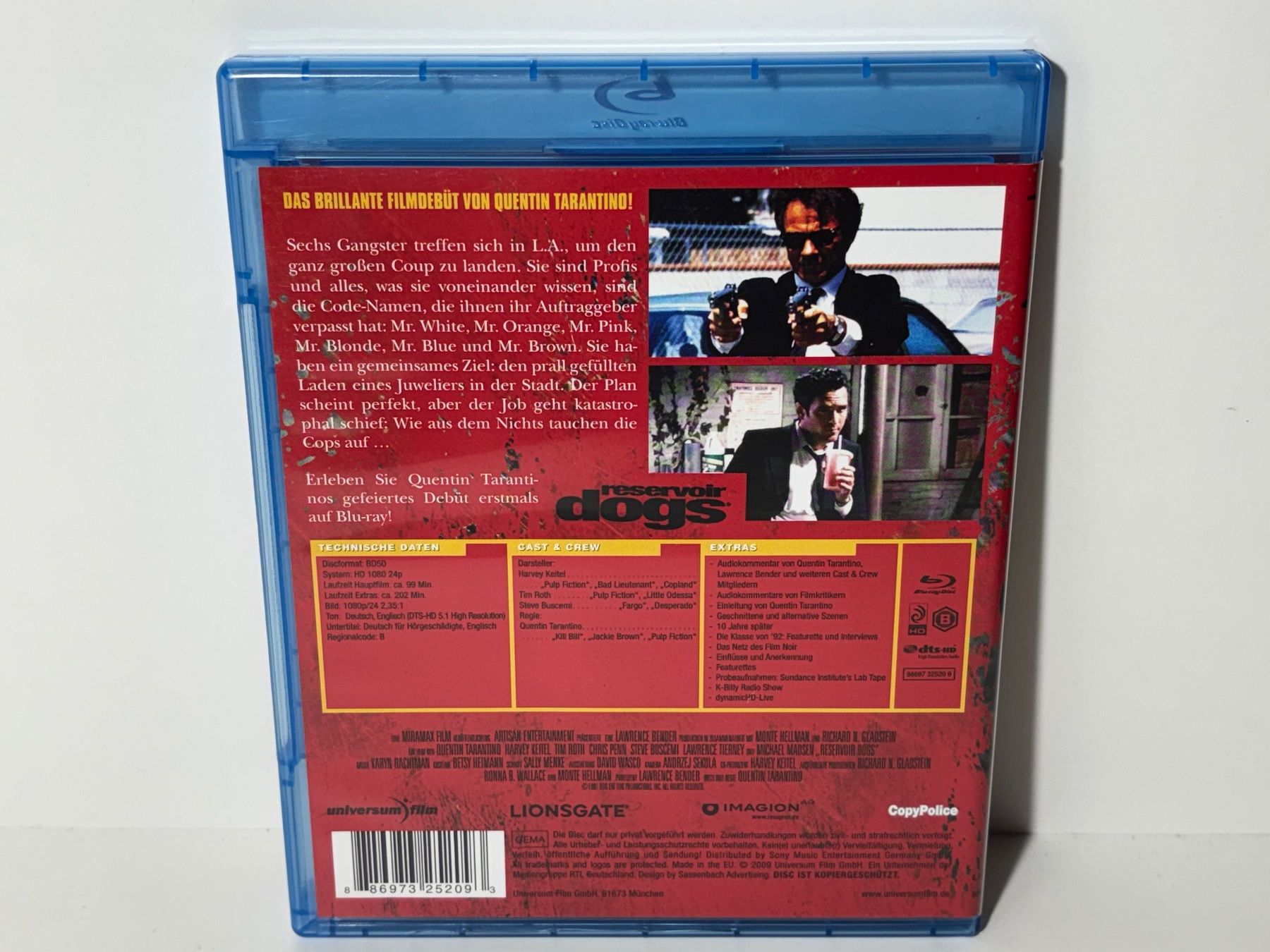 Tutti i DVDs: Reservoir Dogs Blu Ray – Usato da Wilderswil venduto da Mr.Fury 1