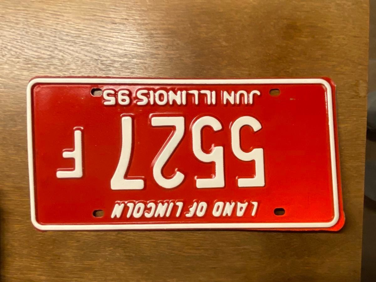 Schilder: USA Nummernschild Illinois 1995 – Gebraucht aus Flawil von sonnengeist 2