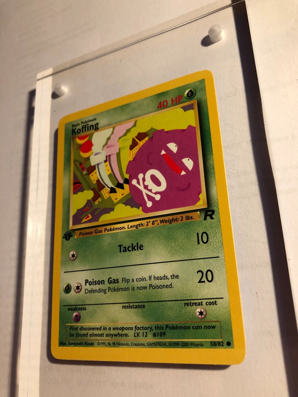 Carte collezionabili: Koffing 1st Team Rocket - MINT - ab 1.- – Usato da Giubiasco venduto da dan_pr8b 2