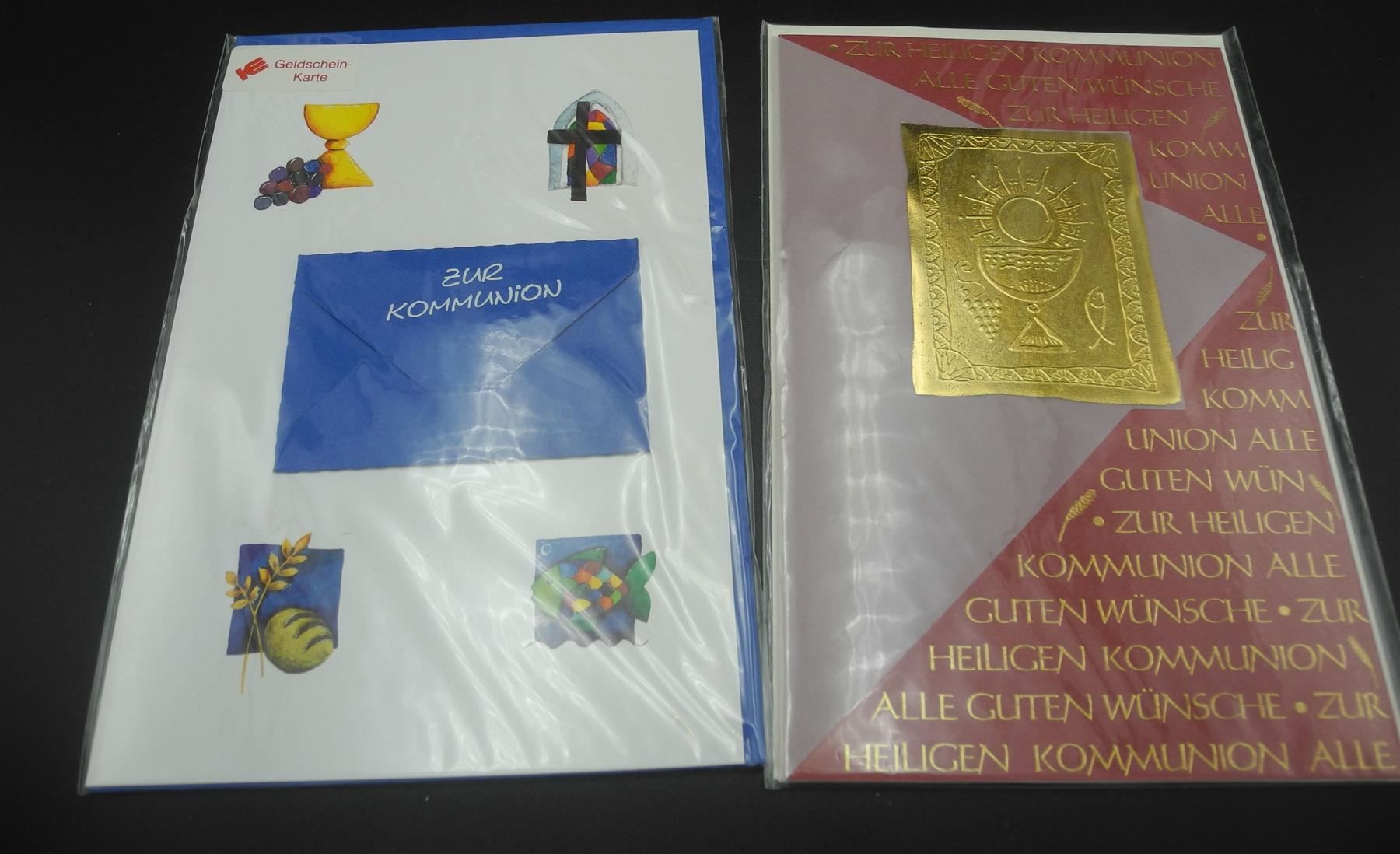 Cartoline: 4 Kommunionkarten, Nr. 308 – Nuovo e nell'imballaggio originale da Kottwil venduto da Crazyrolf 2