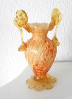 Kunstvolle antike Vase mundgeblasen Glas