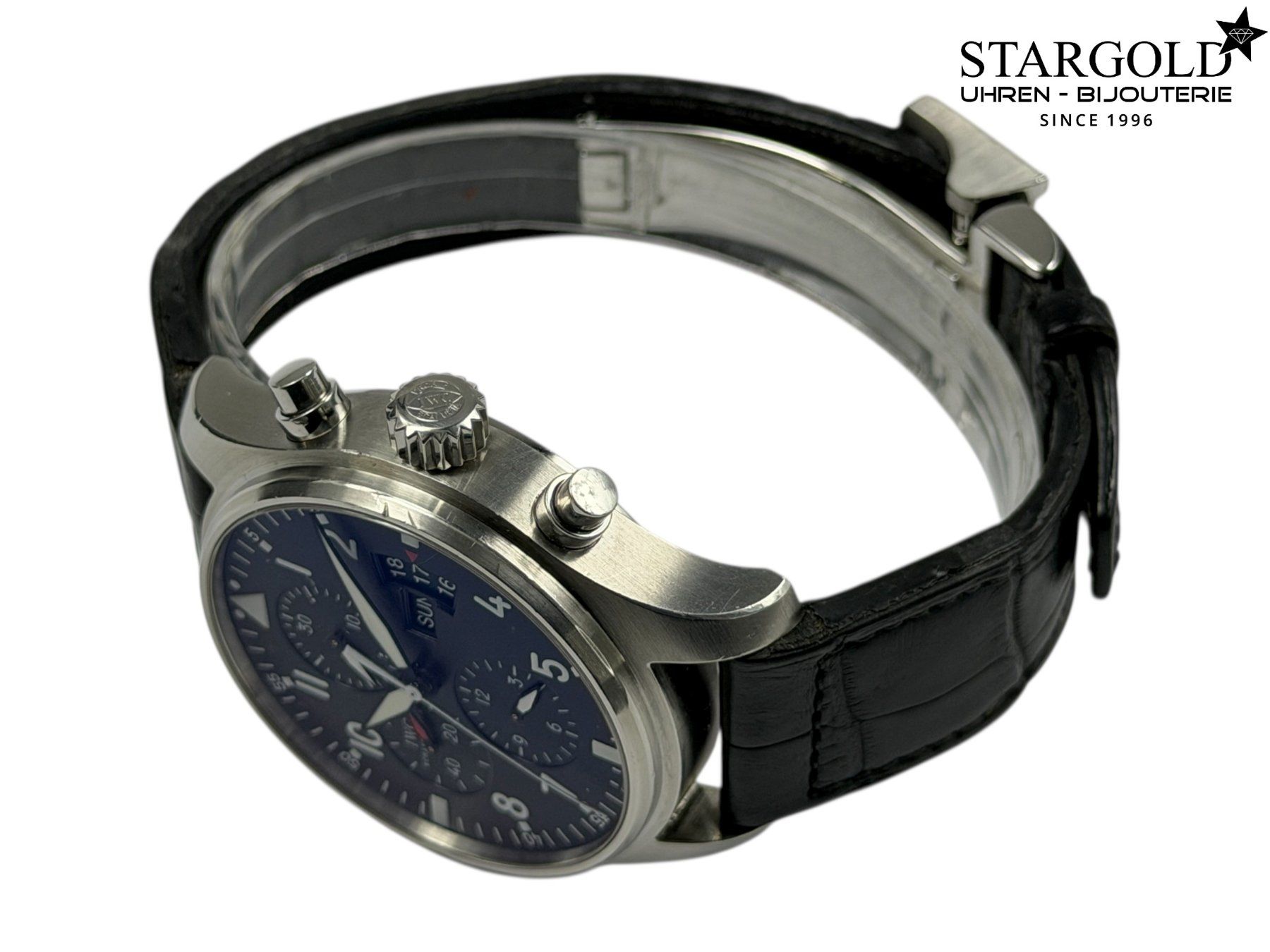 IWC Uhren: IWC Fliegeruhr Chronograph – Gebraucht aus Zürich von Stargold-Uhren 5