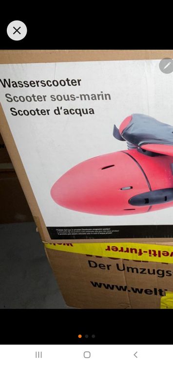 DDZJTPP Elektrischer Wasserscooter 300W - Unterwasser-Antrieb Für Tauch- & Schnorchel-Abenteuer