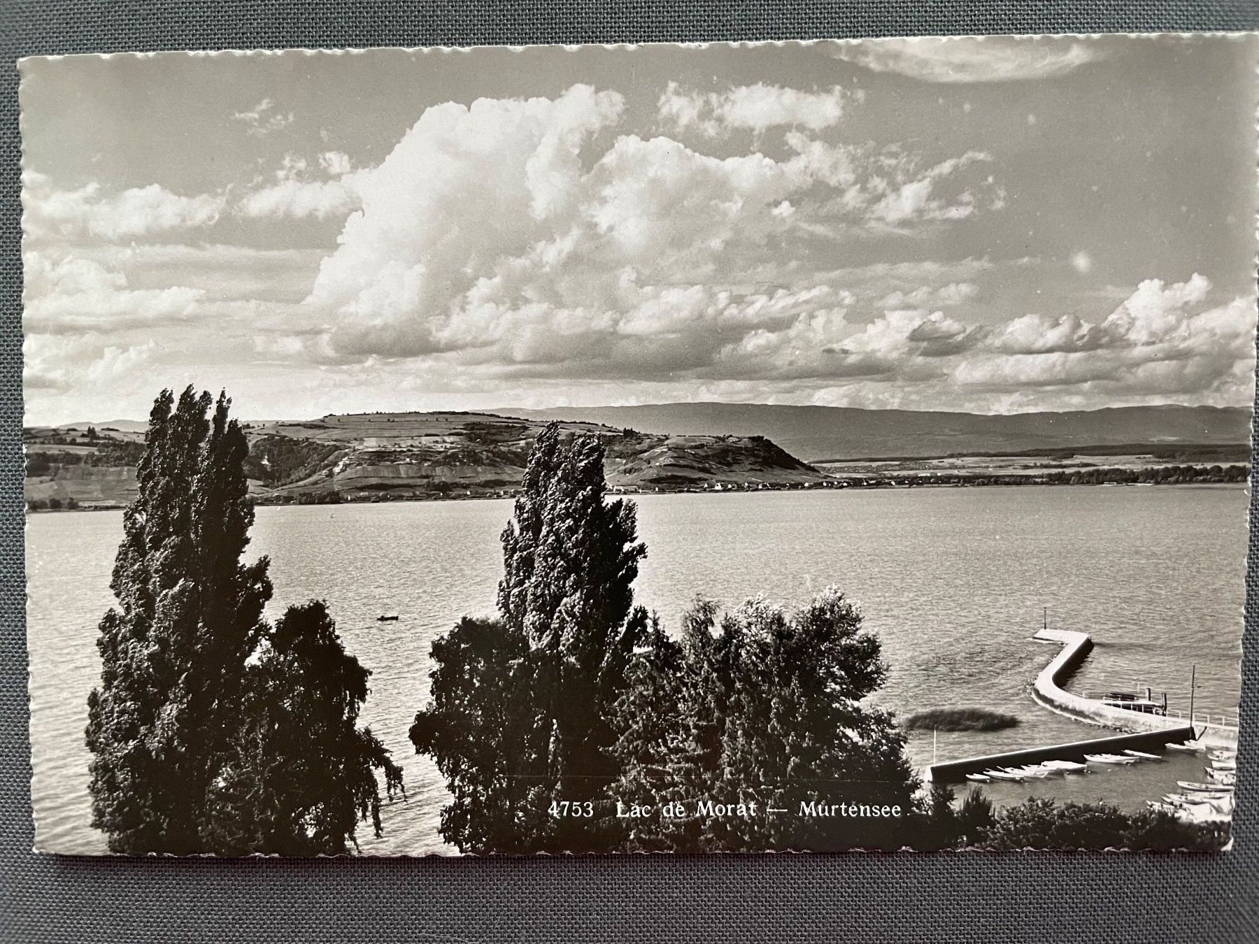 Cartoline postali: Ansichtskarte Murtensee aus demJahre 1939 – Usato da Winterthur venduto da Myrtillus
