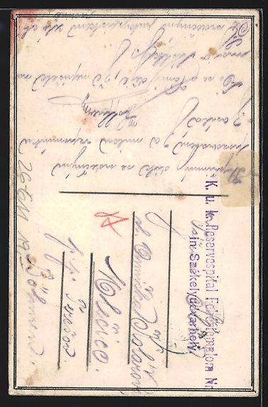 Cartoline postali: Handgemalt: Jägerin beim Laden ihrer Sc – Usato da Berlin venduto da bartko-reher 1