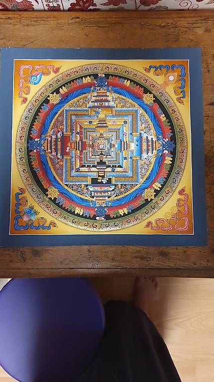 Cartoline: Handgemalte Kalachakra Mandala – Usato da Oberrieden venduto da Taramara