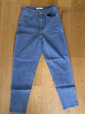 Levi's High Waisted Mom Jeans blau Grösse W27 L29