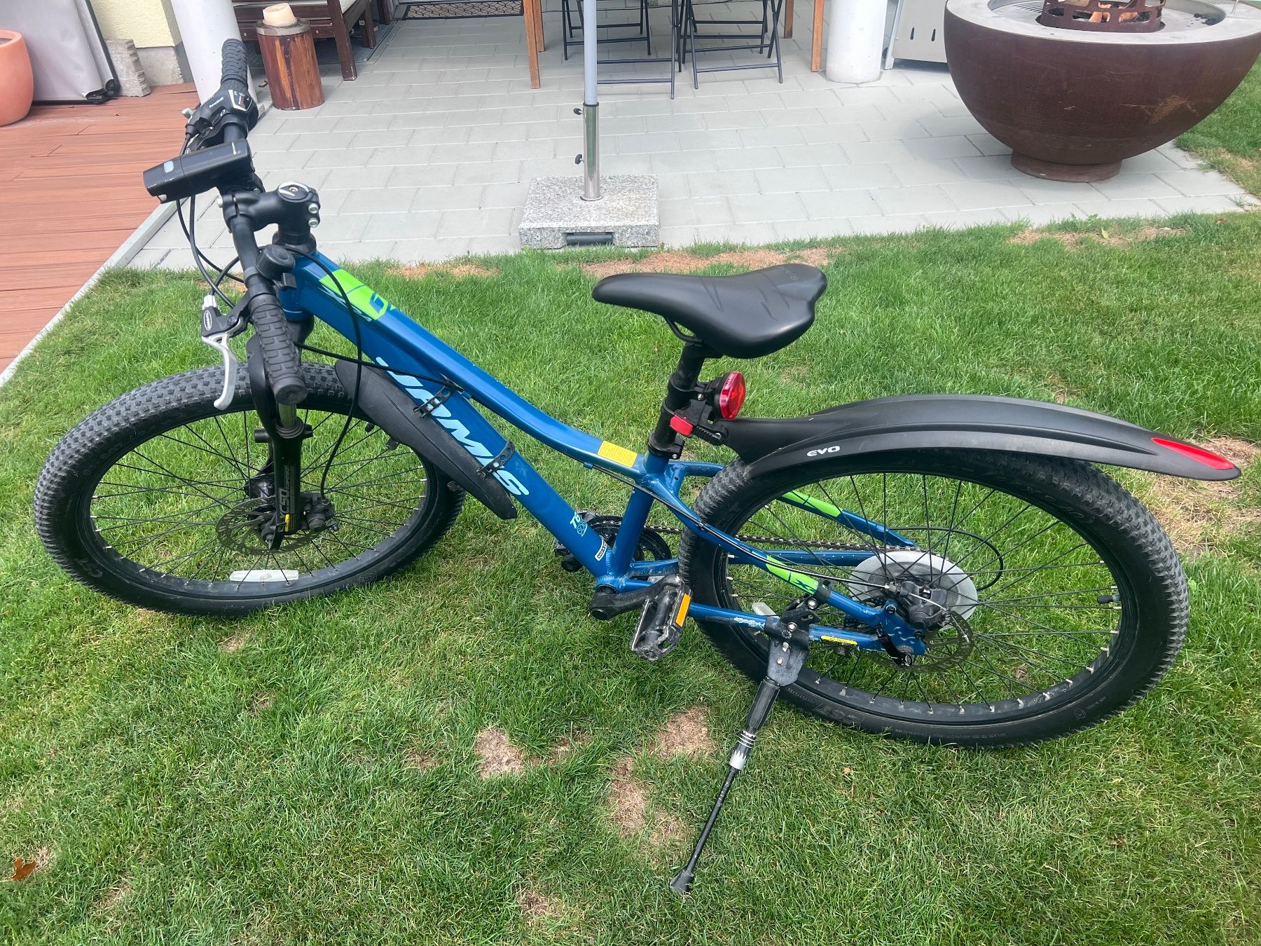 Jamis Velos: Jamis Kindervelo 24" Blau mit Zubehör – Gebraucht aus Gelfingen von iwanschroeter 3