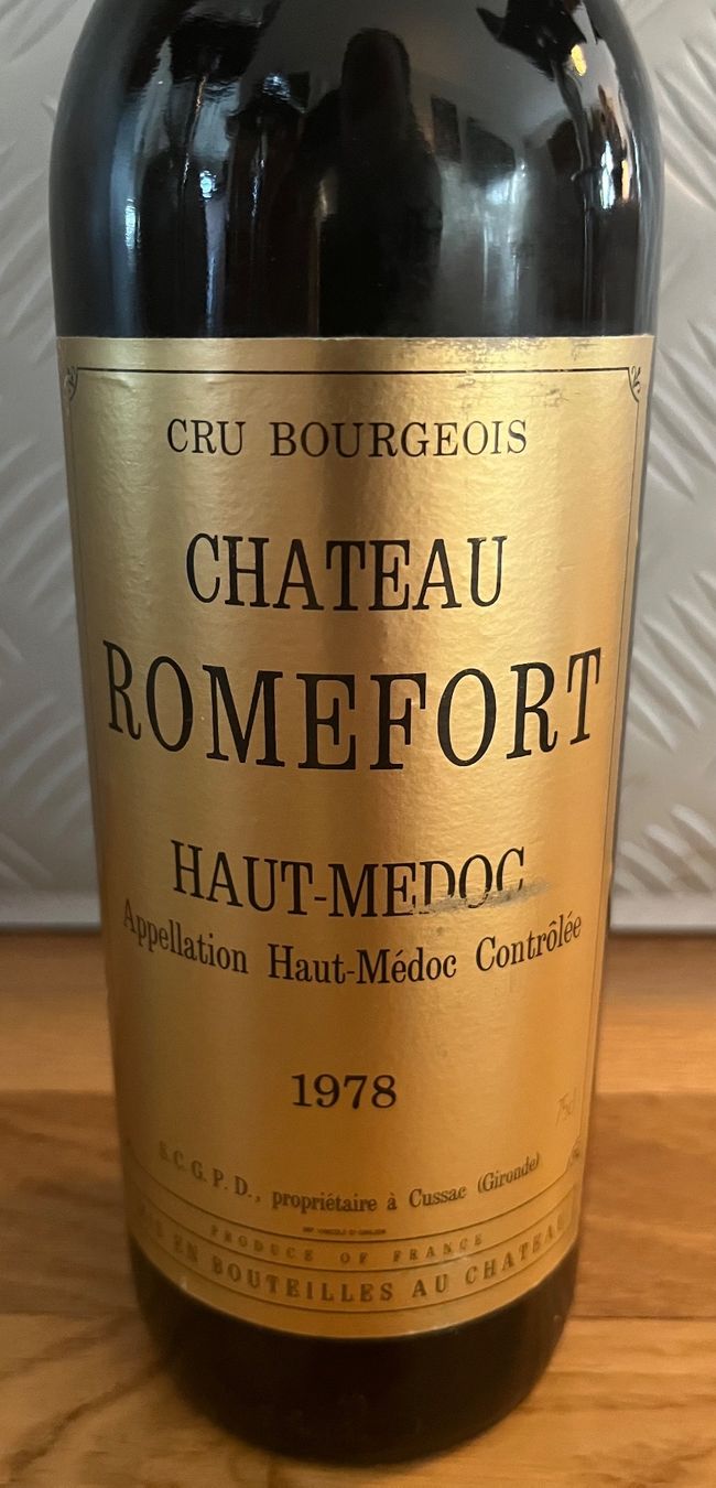 Vino: CHATEAU ROMEFORT HUT-MEDOC 1978 – Nuovo (secondo la descrizione) da Emmenbrücke venduto da Herzog07 5
