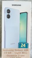 Smartphone Samsung Galaxy A06 64 Go light blue neuf scellé
