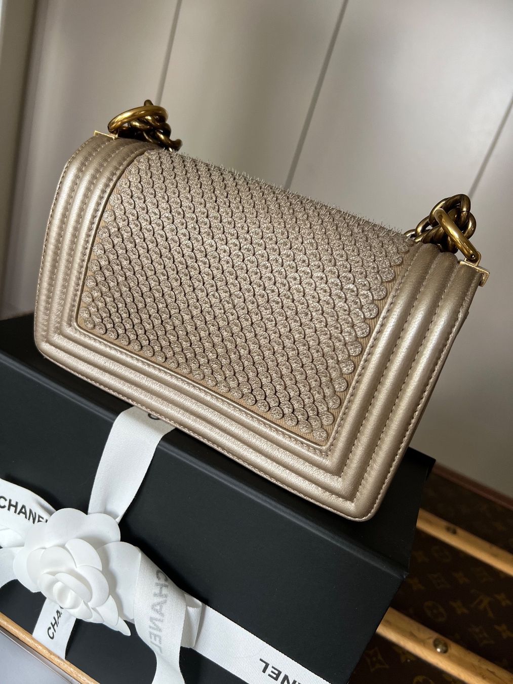 Chanel Borse da donna: Chanel Boy Bag, Fullset, neuwertig – Usato da Kilchberg ZH venduto da happyymee 3