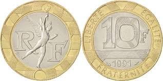 Tutti le monete: 10 Franc Frankreich 1991 – Usato da Kriens venduto da TSCH1