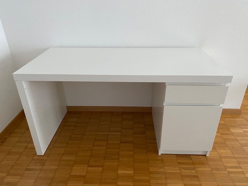 Malm Schreibtisch (Ikea) | Kaufen Auf Ricardo