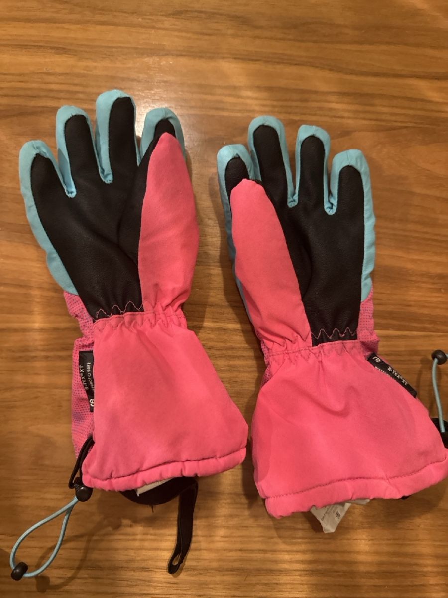 Reusch Guanti: Reusch Softshell Handschuhe Kinder pink blau Grösse 4 – Usato da Zug venduto da berze01 1